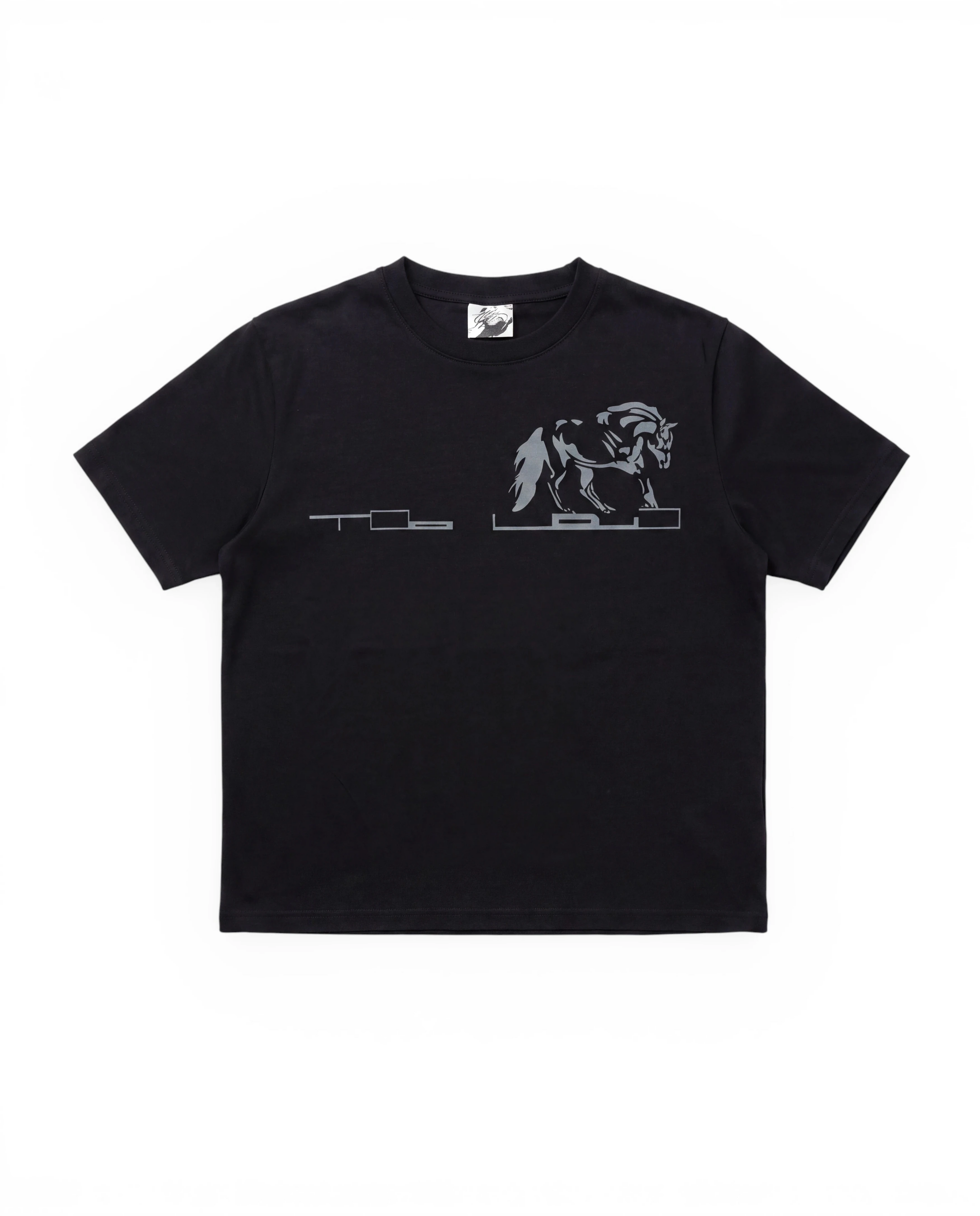 tooloud - T-Shirt "Logo" - schwarz